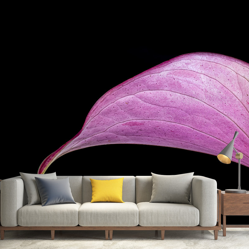 Customized Anthurium Mural Wall Covering Decorative Mildew Resistant for Living Room