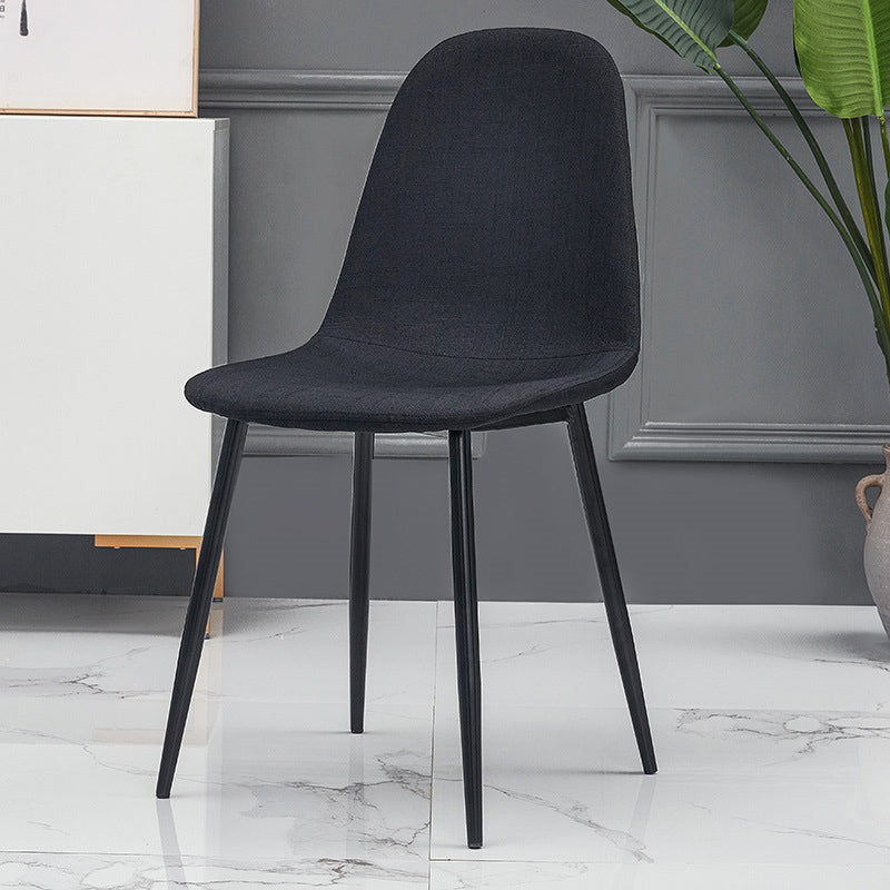 Moderne stijl faux lederen stoelen stevige achterste dinerkant -stoel voor thuisgebruik