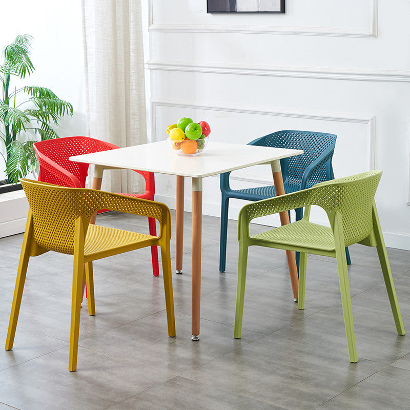 Chaise de salle à manger en plastique de style moderne chaise de salle à manger pour salle à manger
