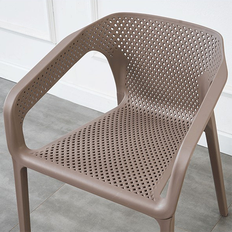 Chaise de salle à manger en plastique de style moderne chaise de salle à manger pour salle à manger