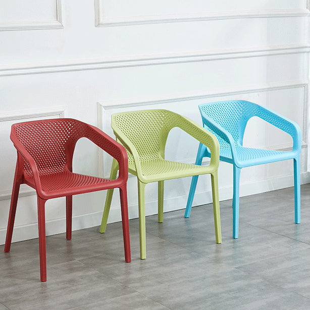 Chaise de salle à manger en plastique de style moderne chaise de salle à manger pour salle à manger