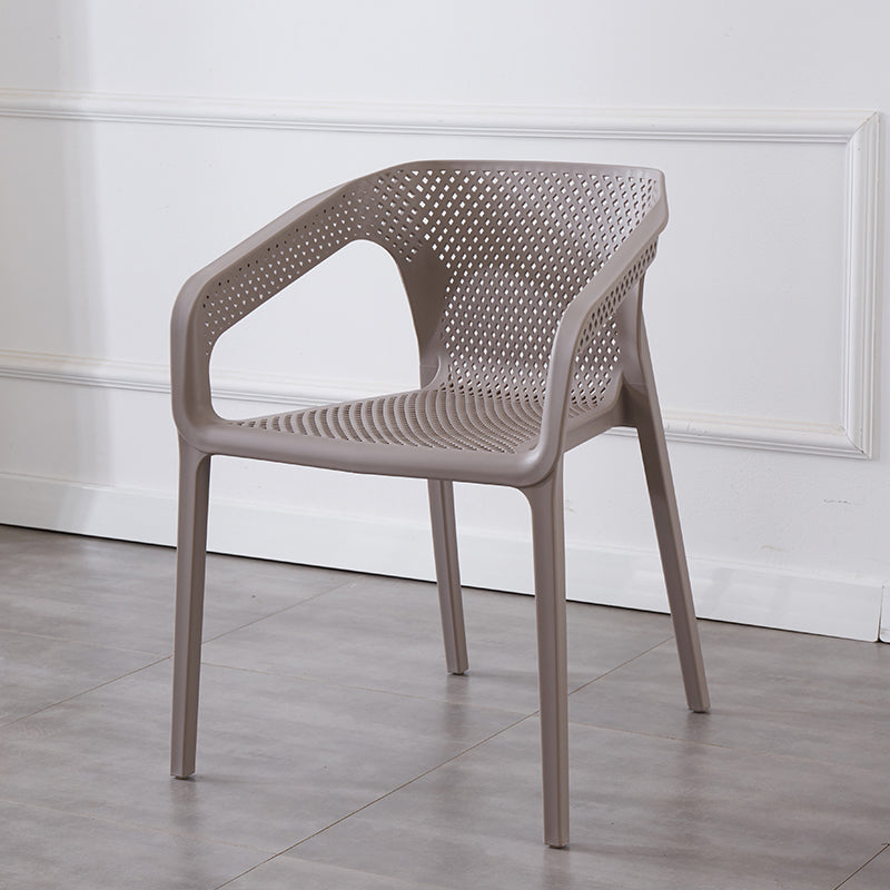 Chaise de salle à manger en plastique de style moderne chaise de salle à manger pour salle à manger