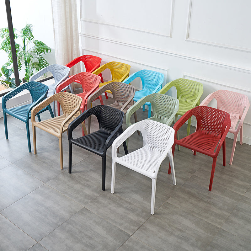 Chaise de salle à manger en plastique de style moderne chaise de salle à manger pour salle à manger