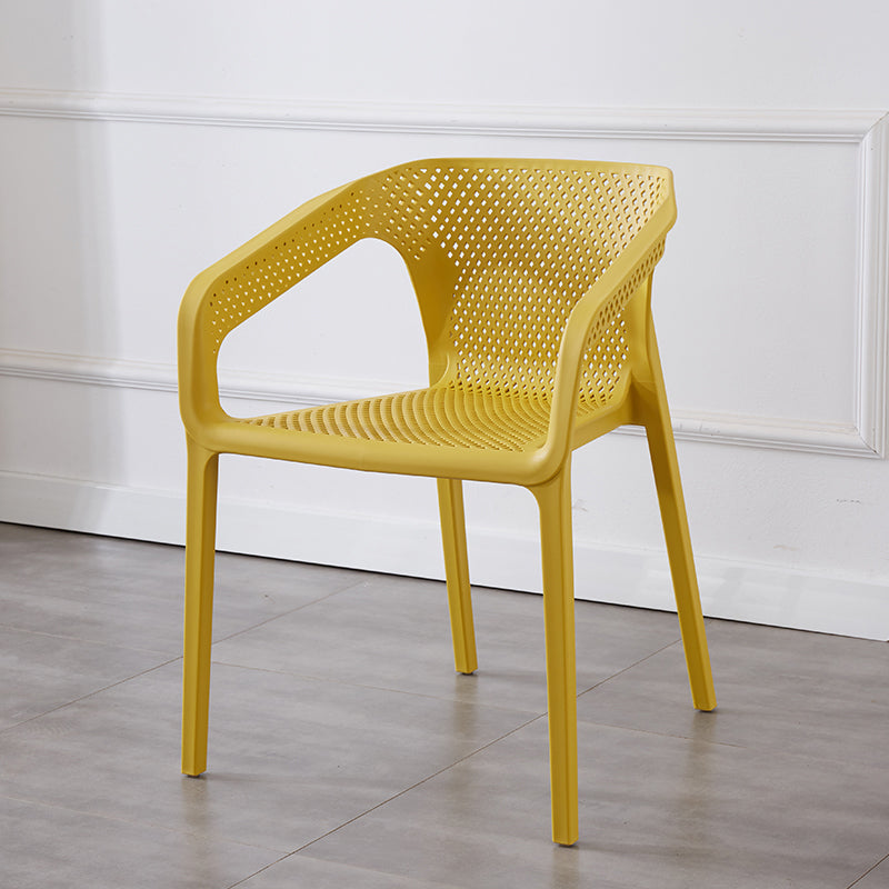 Chaise de salle à manger en plastique de style moderne chaise de salle à manger pour salle à manger