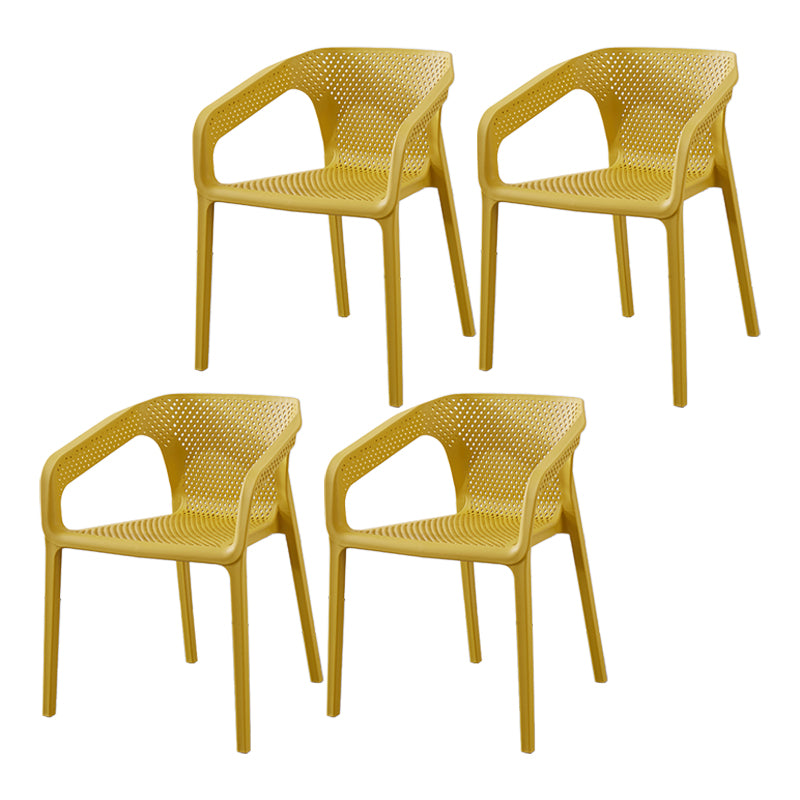 Chaise de salle à manger en plastique de style moderne chaise de salle à manger pour salle à manger