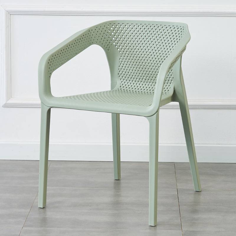 Chaise de salle à manger en plastique de style moderne chaise de salle à manger pour salle à manger