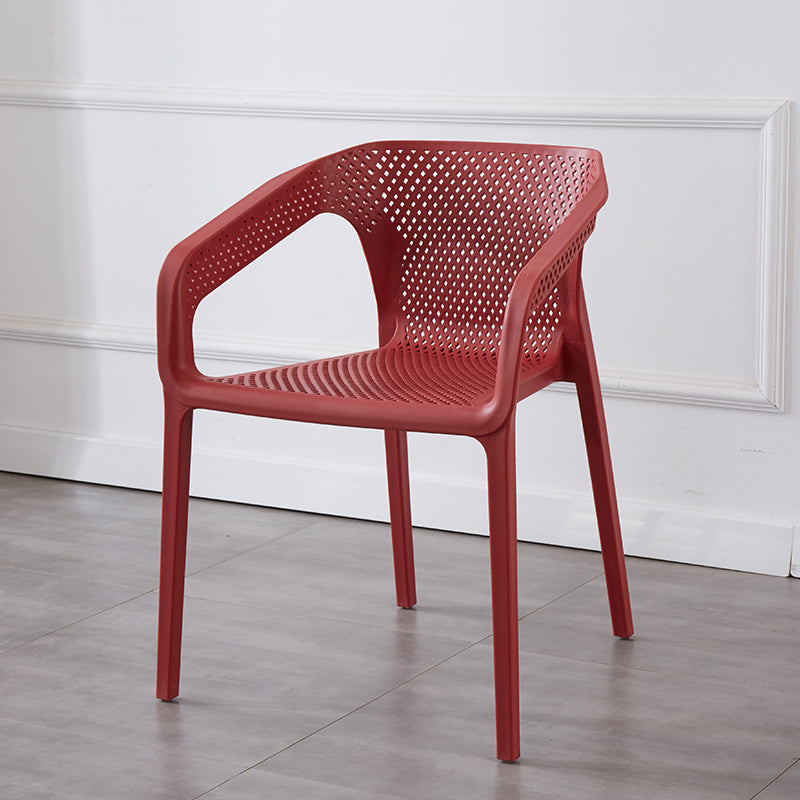 Chaise de salle à manger en plastique de style moderne chaise de salle à manger pour salle à manger