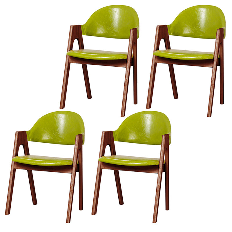 Silla de comedor abierta con acabado mate tapizada para tienda de té con leche escandinava