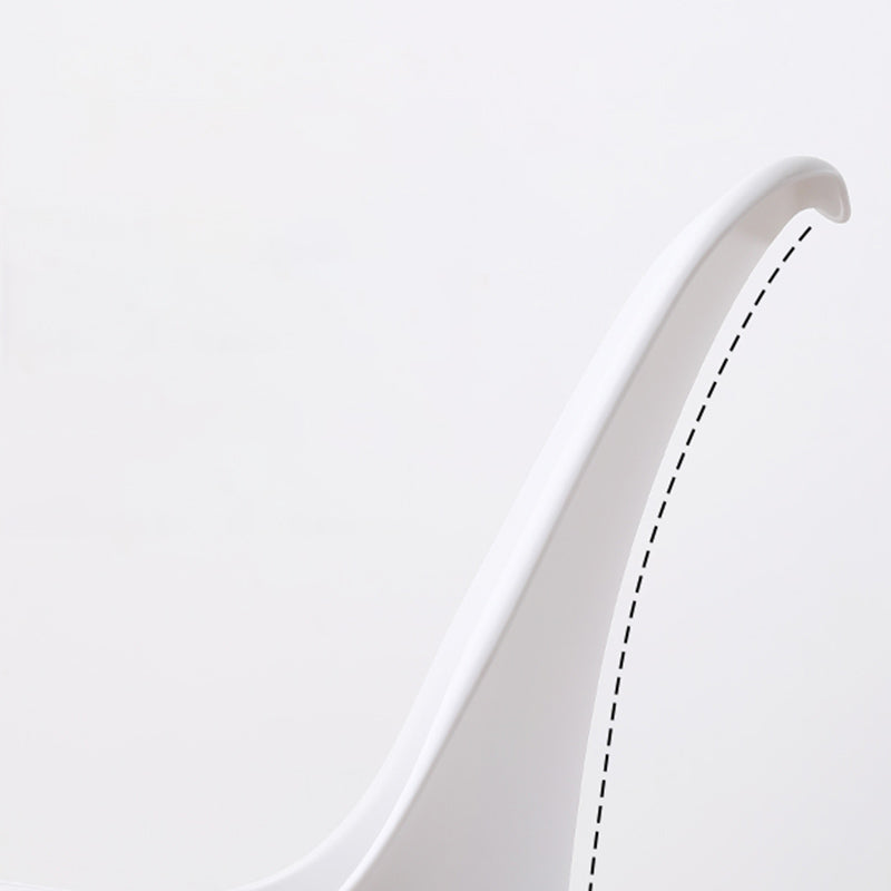 Upholstered Scandinavian Conference Room Side Chair Matte Finish Parsons Dining Chair