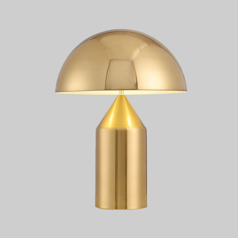 Lampada da comodino Hemisphere Lampada da lettura moderna in metallo da 10"/15" di larghezza a 3 teste, in oro