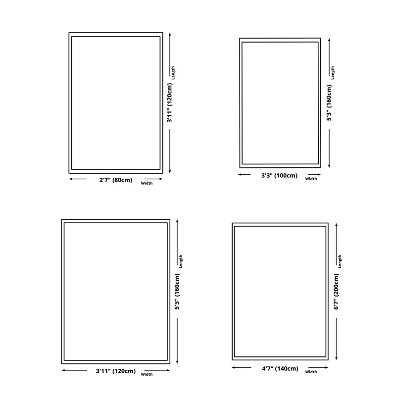 European Indoor Rug Modern Medallion Pattern Area Rug Washable Carpet with Non-Slip Backing