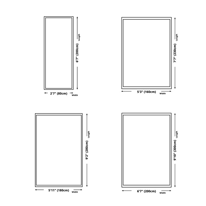 European Indoor Rug Classical Medallion Pattern Polyester Carpet Anti-Slip Area Rug for Home Decor