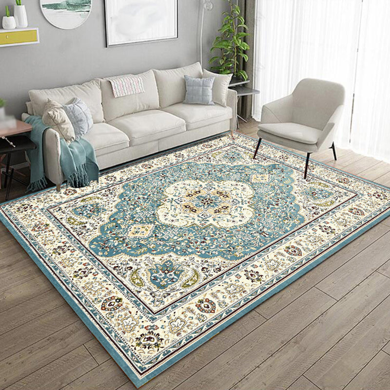 Traditional Rug Gorgeous Multicolored Washable Carpet Stain Resistant Area Carpet for Living Room