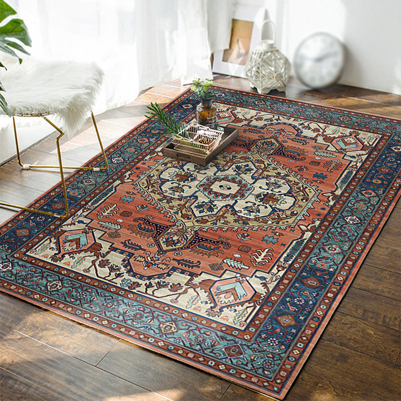 Mitte des Jahrhunderts Polyester Teppich Antique Waschbeerdigung Teppich Fleckenfeindfestem Teppich für Wohnkultur