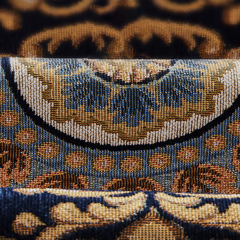 Marine Wohnzimmer Teppich Europäischer Stil Polyester Fläche Teppich Anti-Rutsch-Backing Teppich