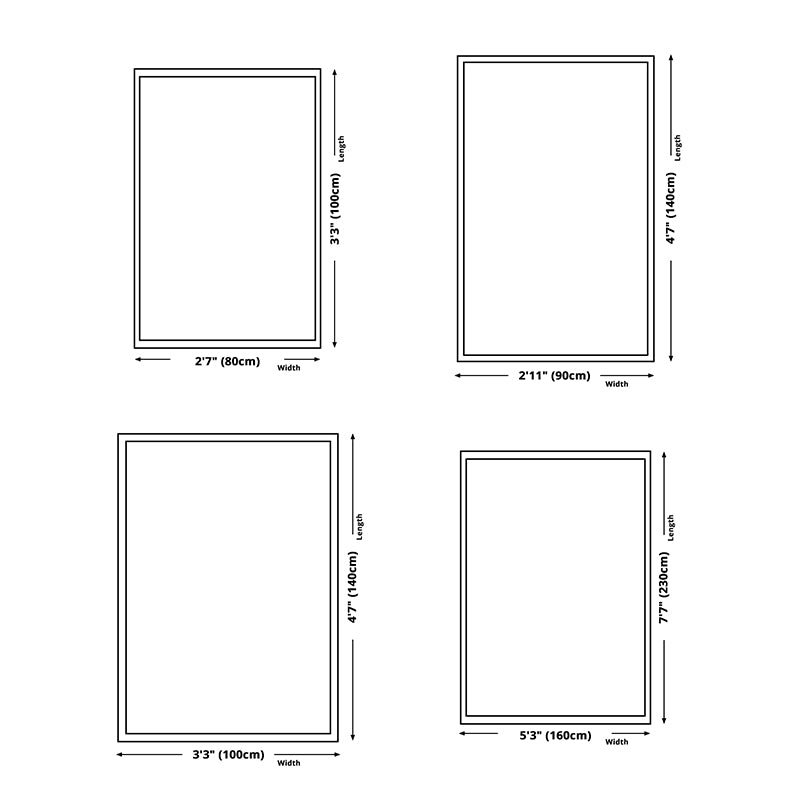 Marine Wohnzimmer Teppich Europäischer Stil Polyester Fläche Teppich Anti-Rutsch-Backing Teppich