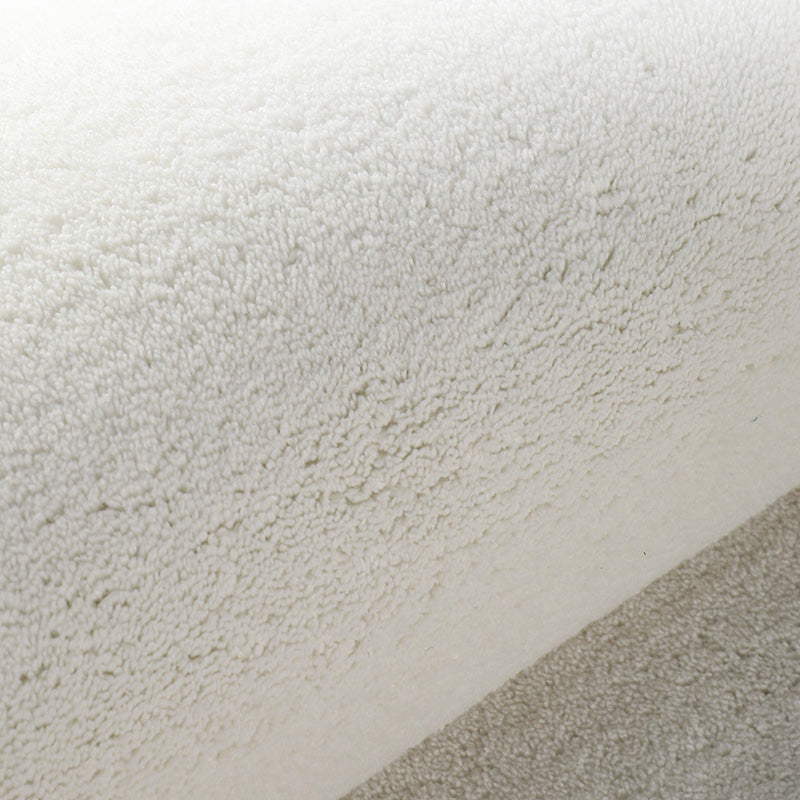 Beige Modern Carpet Polyester Rectangle Carpet Non-Slip Backing Carpet for Home Decor