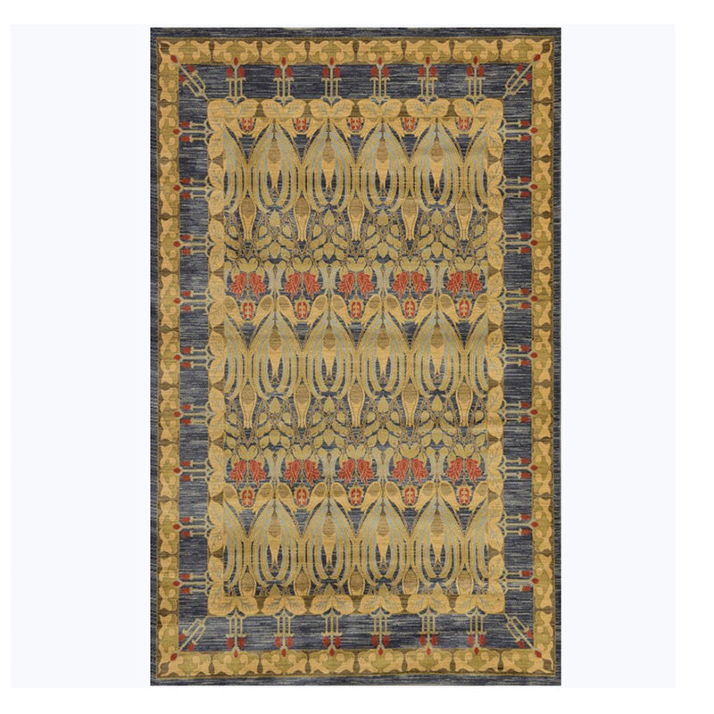 Moroccan Tribal Totem Indoor Rug Polyester Carpet Stain Resistant Area Carpet for Home Decoration
