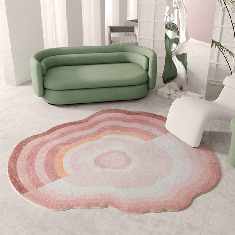 RAGNER DE TRANSIGRATION DE LA NOUVELLES DE NOUVELLES POLYESTER RAPIR INDOOR Tapis de support sans glissement pour le salon