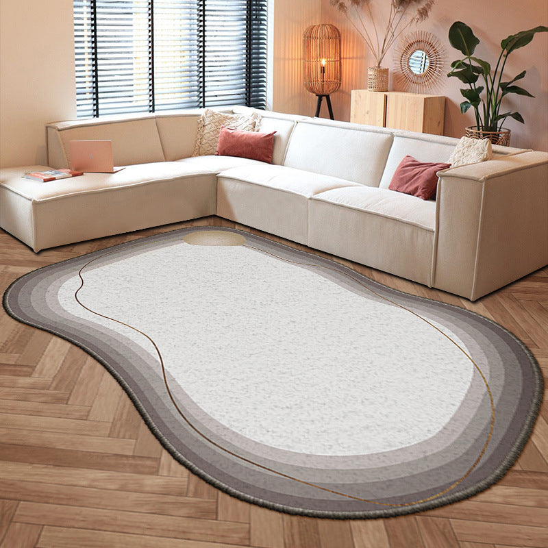 Modern Indoor Rug Novelty Shape Design Area Carpet Polyester Stain Resistant Rug for Living Room