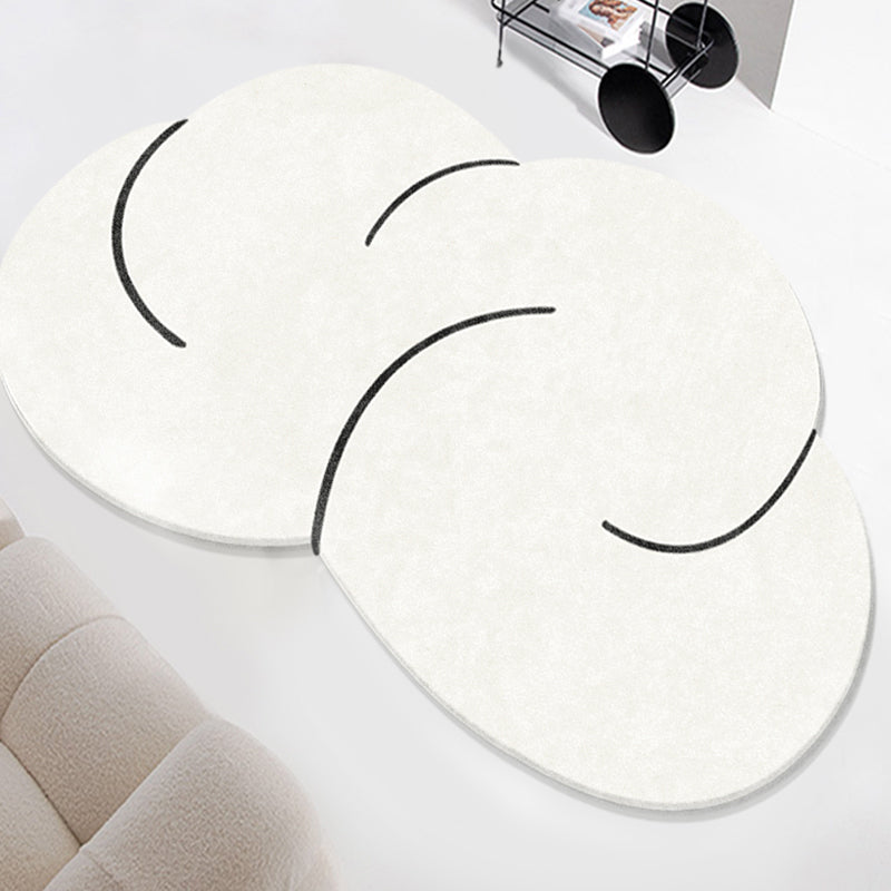 Novelty Cloud Design Rug Polyester Indoor Rug Non-Slip Backing Area Carpet for Living Room