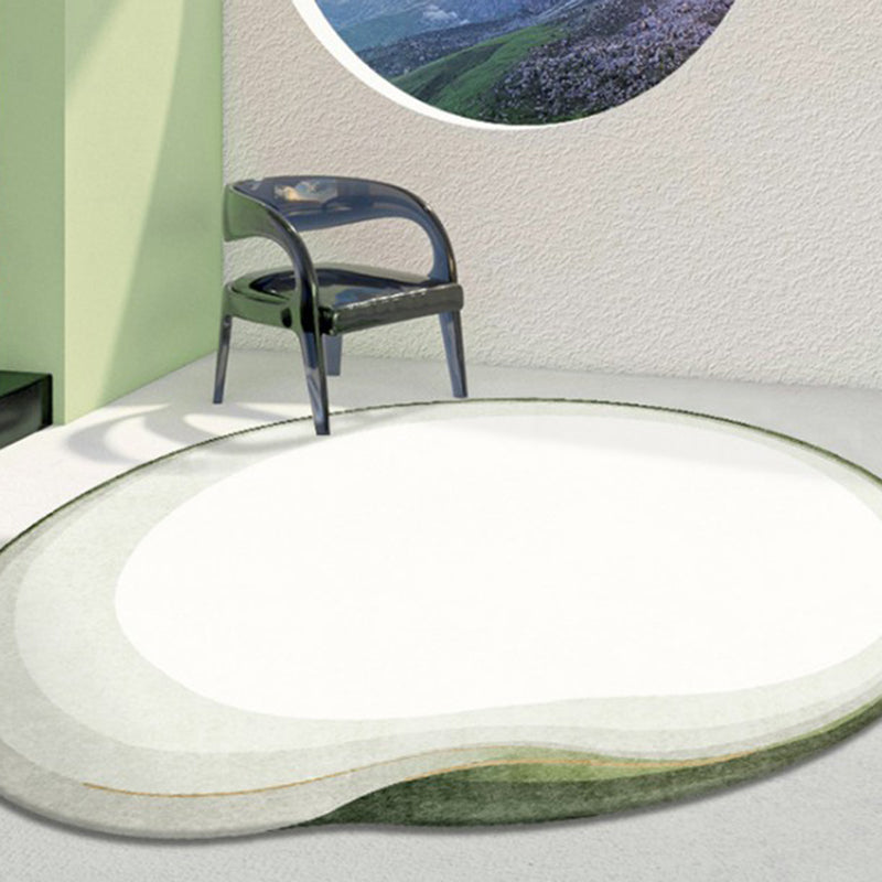 Novelty Ombre Print Rug Polyester Indoor Rug Non-Slip Backing Area Carpet for Living Room