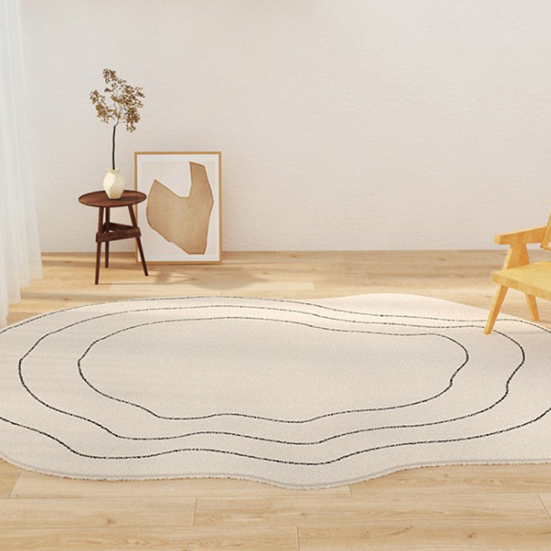 Novelty Ombre Print Rug Polyester Indoor Rug Non-Slip Backing Area Carpet for Living Room