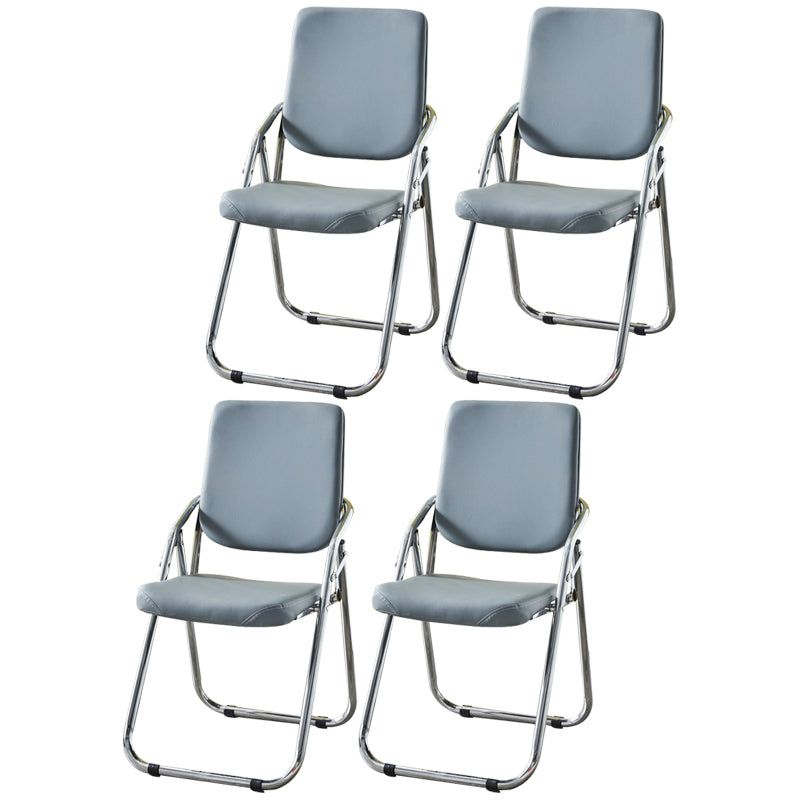 Chaise moderne d'intérieur et d'extérieur en métal, chaise d'appoint à dossier ouvert avec accoudoirs