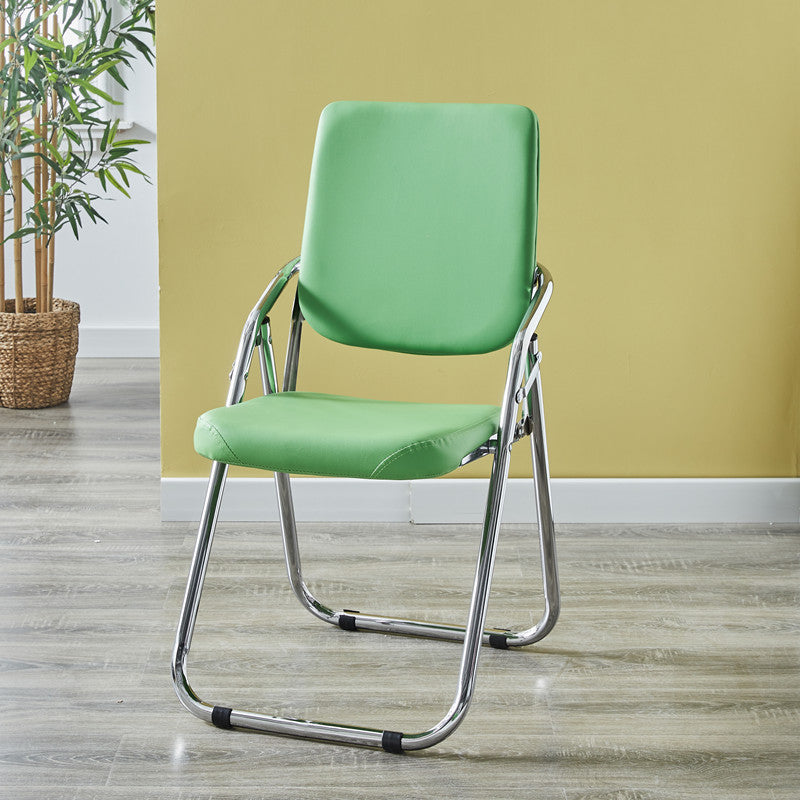 Chaise moderne d'intérieur et d'extérieur en métal, chaise d'appoint à dossier ouvert avec accoudoirs
