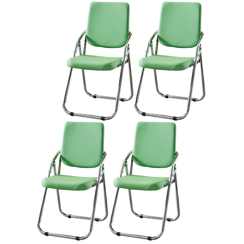 Chaise moderne d'intérieur et d'extérieur en métal, chaise d'appoint à dossier ouvert avec accoudoirs