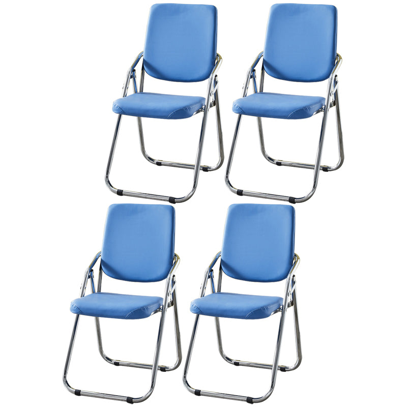 Chaise moderne d'intérieur et d'extérieur en métal, chaise d'appoint à dossier ouvert avec accoudoirs