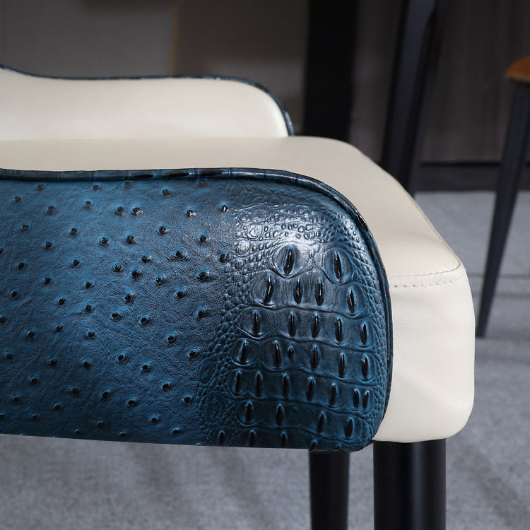 Chaises de salle à manger en bois contemporaines, fauteuils latéraux rembourrés pour usage domestique