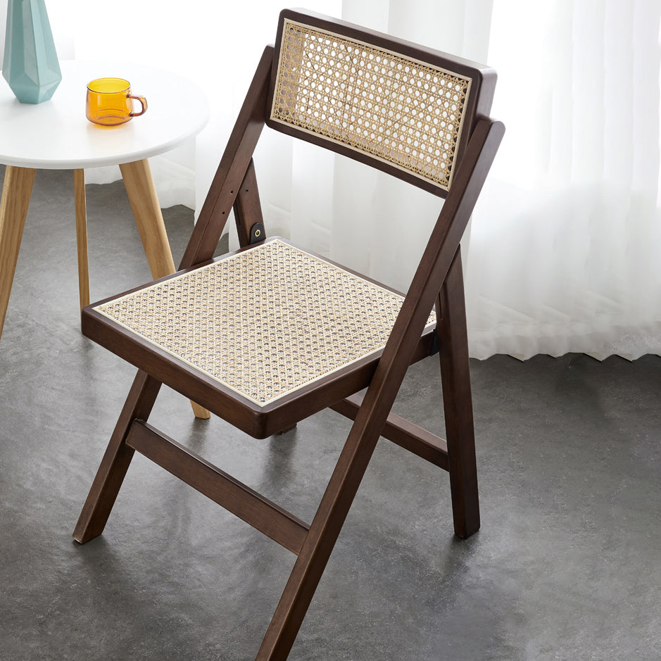 Silla de comedor de madera maciza de estilo moderno, silla de comedor con respaldo abierto y cocina