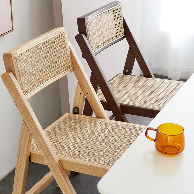 Silla de comedor de madera maciza de estilo moderno, silla de comedor con respaldo abierto y cocina