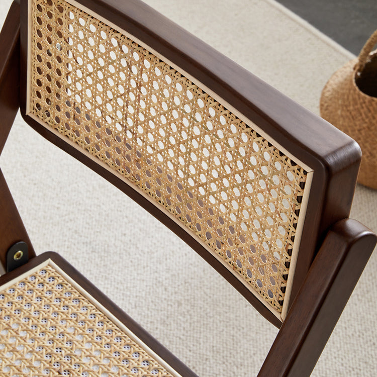 Silla de comedor de madera maciza de estilo moderno, silla de comedor con respaldo abierto y cocina