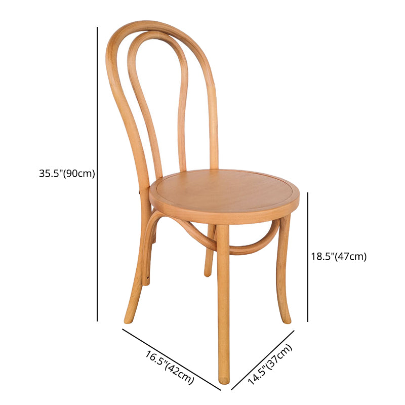 Chaise de bois de style moderne Windsor côté arrière de cuisine de cuisine