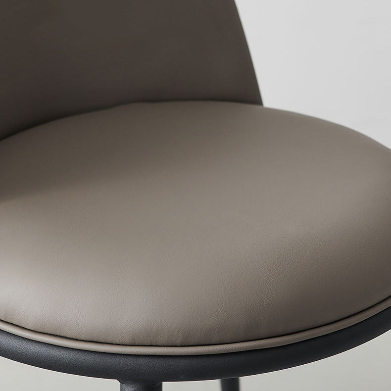 Ensemble de chaises en métal de style contemporain, cuisine, salle à manger, chaises d'appoint à dossier solide (Ensemble de 2)