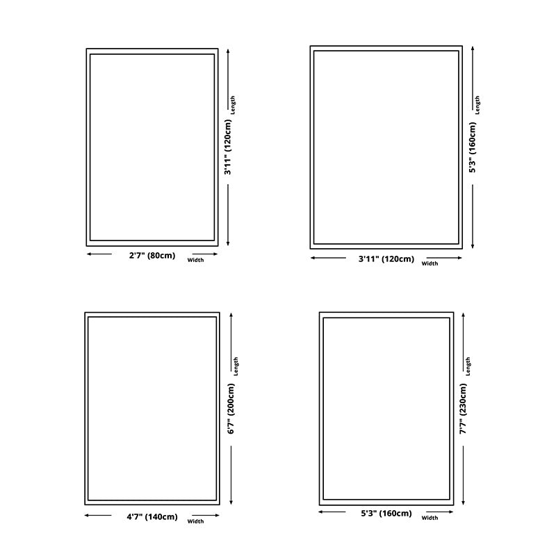 Red Modern Area Carpet Flower Pattern Polyester Area Rug Anti-Slip Backing Rug for Home Decor