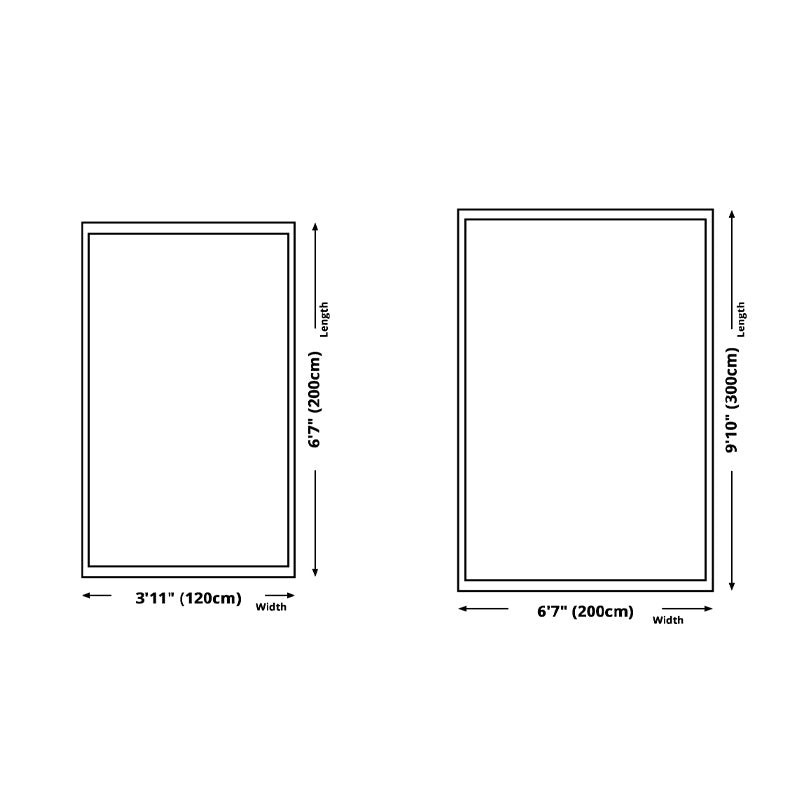 Red Modern Area Carpet Flower Pattern Polyester Area Rug Anti-Slip Backing Rug for Home Decor