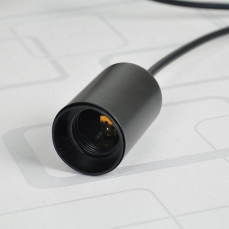 Industrielle schwarze Spinne hängend hängendes Licht, Metallheizlicht mit langem Seil für Innenräume