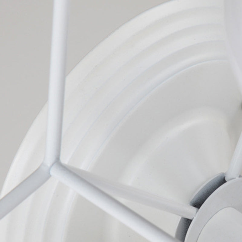 Plafoniera a stella con struttura in ferro in ferro stile retrò industriale, montaggio a semi-incasso a 5 luci