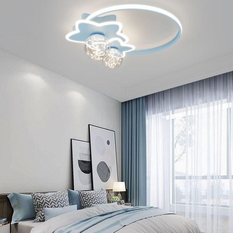 Luci geometriche da incasso Lampada moderna da incasso con paralume in vetro trasparente