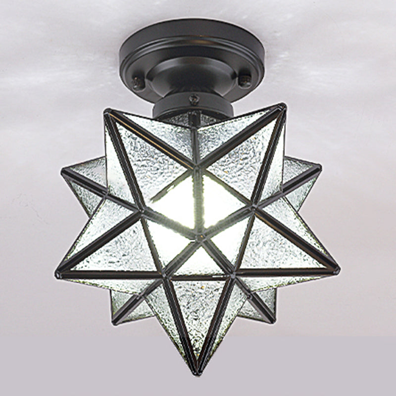 Nordic Simple Industrial Style LED Flush Mount Lighting for Corridor Balcony