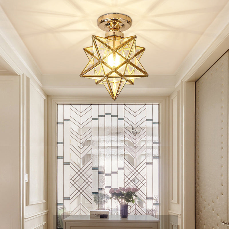 Nordic Simple Industrial Style LED Flush Mount Lighting for Corridor Balcony