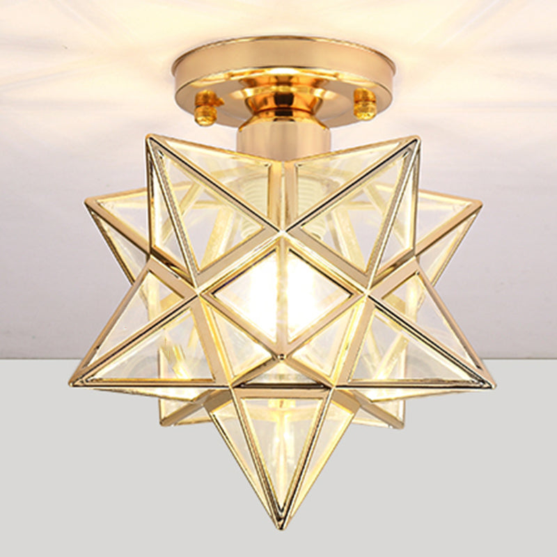 Nordic Simple Industrial Style LED Flush Mount Lighting for Corridor Balcony