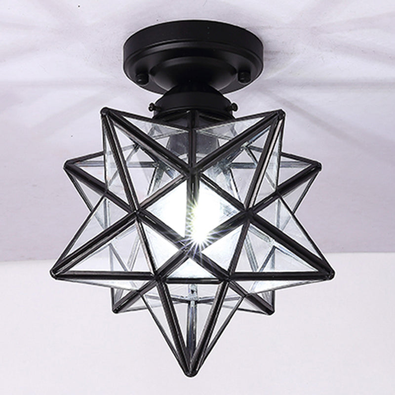 Nordic Simple Industrial Style LED Flush Mount Lighting for Corridor Balcony