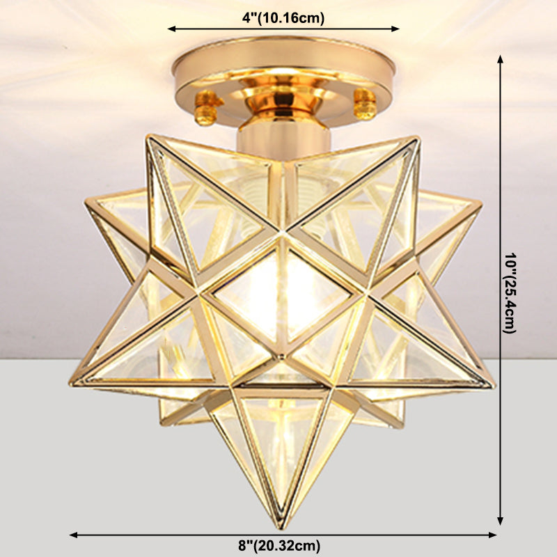 Nordic Simple Industrial Style LED Flush Mount Lighting for Corridor Balcony