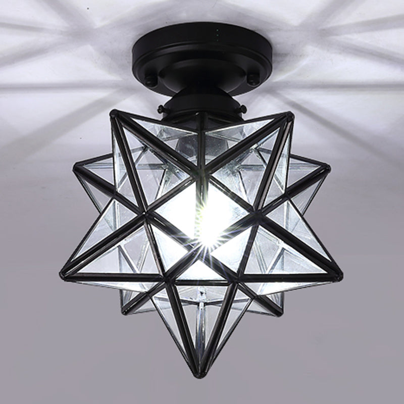 Nordic Simple Industrial Style LED Flush Mount Lighting for Corridor Balcony