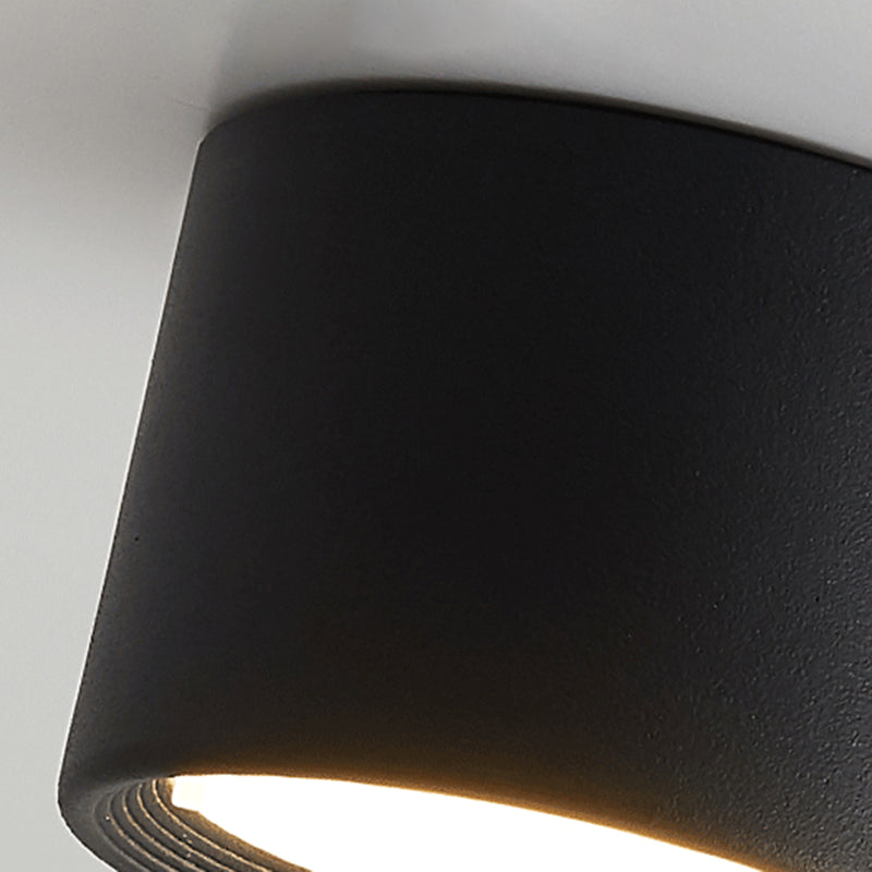 Luz de techo cilíndrica cerca del accesorio de iluminación del techo Lámpara de araña moderna de montaje empotrado