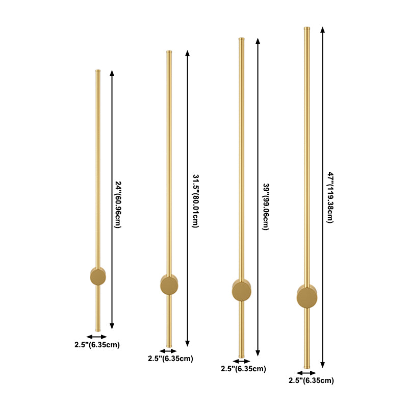 Moderne Stil 2 Leichter Wandbeleuchtungsideen Aluminium Linear wandmontierte Wandleuchten